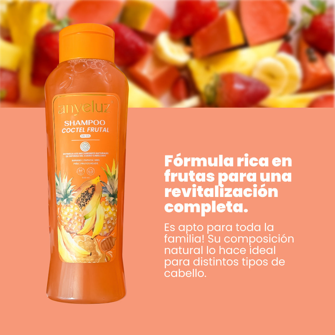 ANYELUZ SHAMPOO COCTEL FRUTAL x 500ml